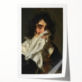 Bathroom Wall Art - Classic Portrait with Modern Vintage Style