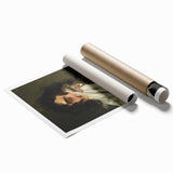 Bathroom Wall Art - Classic Portrait with Modern Vintage Style