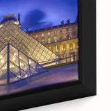 Extra large black wall art featuring a textured Paris scenery in colorful art style, ideal for living room decor.