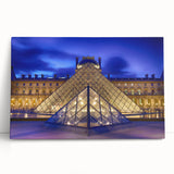 Black and white photo of Paris streets on large stretched canvas, ideal for kitchen wall art.
