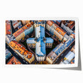 Extra large rolled print of a Lithuanian landscape with vibrant floral details, ideal for art wall dining room.