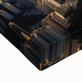 Black and white landscape art painting of a Brazilian scenery on stretched canvas, suitable for bedroom wall art.