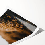 Extra large wall art featuring line art flowers in muted earth tones on rolled canvas, ideal for large living room decor.