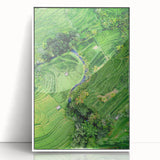 Art deco poster of spring season in pastel shades, acrylic framed, ideal for nursery wall art.