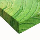 Black and white landscape art painting on stretched canvas, depicting a serene spring scene, ideal for bedroom wall decor.