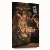 Large abstract wall art featuring swirling blue and white patterns on acrylic glass, ideal for bedroom or dining room decor.