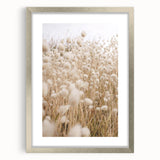Textured abstract art print in pastel shades on a framed canvas, suitable for enhancing a bedroom's ambiance.