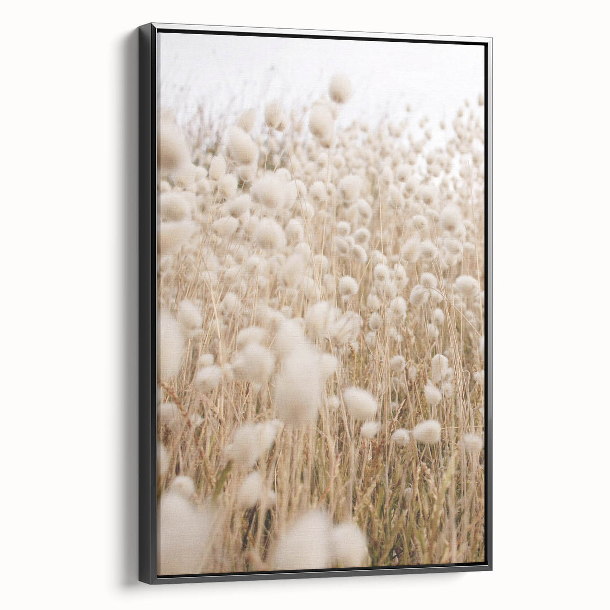 Black and white landscape art painting on framed canvas, featuring a vintage poster style, ideal for bedroom wall decor.