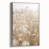 Landscape art painting featuring a summer scene on a framed canvas, with vivid colors and vintage poster style.