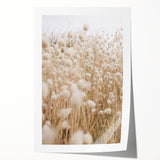 Extra large rolled canvas print featuring a vibrant floral design in summer hues, ideal for art wall dining room.