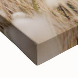 Large black and white landscape art painting on stretched canvas, featuring a serene tree scene, ideal for bedroom wall art.