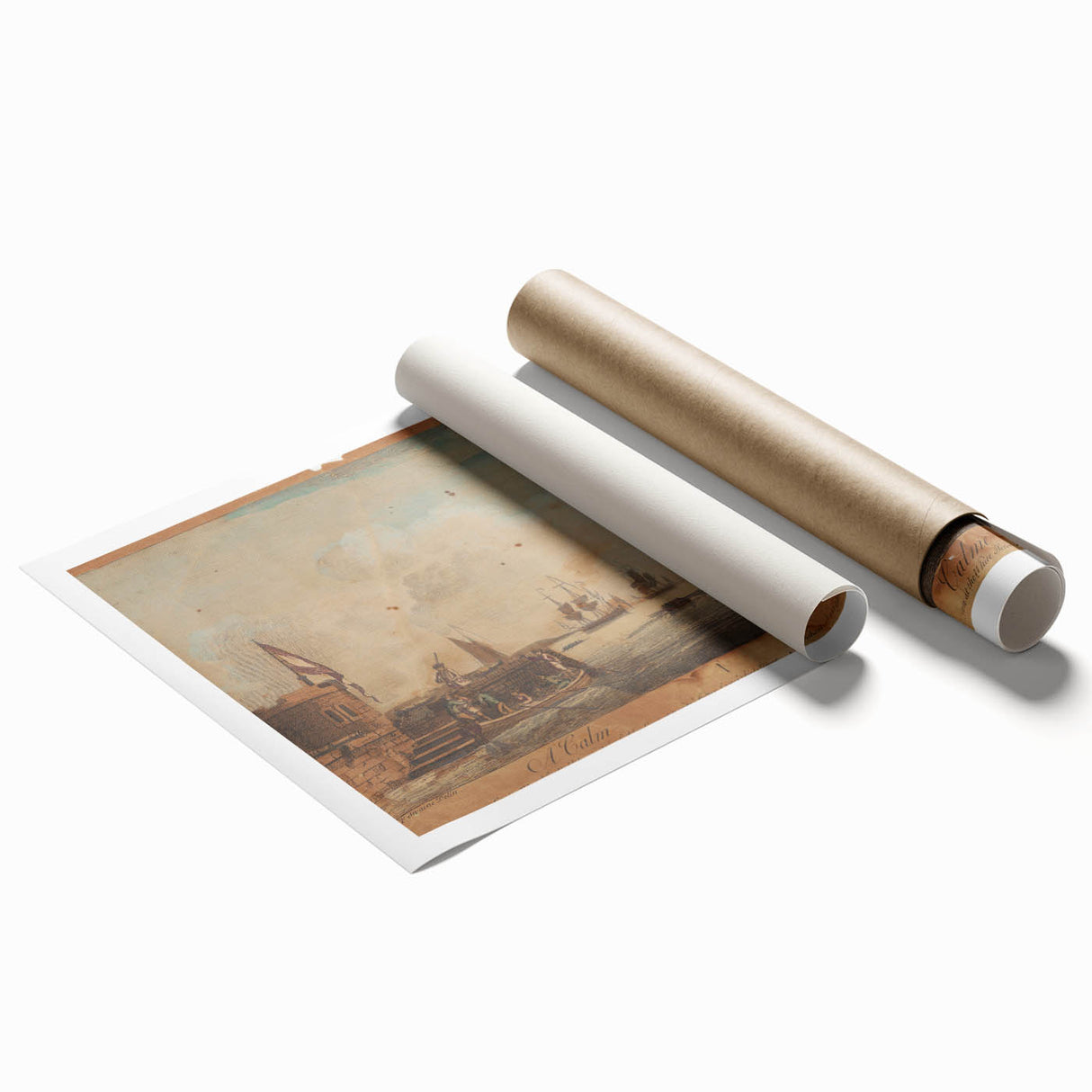 A Calm - Nautical Romanticism Landscape Wall Art