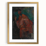 Dramatic Abstract Wall Art - The Black Prophet in Rich Dark Tones