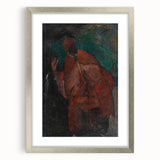 Dramatic Abstract Wall Art - The Black Prophet in Rich Dark Tones