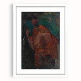 Dramatic Abstract Wall Art - The Black Prophet in Rich Dark Tones