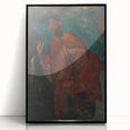 Dramatic Abstract Wall Art - The Black Prophet in Rich Dark Tones