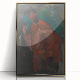 Dramatic Abstract Wall Art - The Black Prophet in Rich Dark Tones