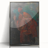 Dramatic Abstract Wall Art - The Black Prophet in Rich Dark Tones