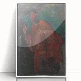 Dramatic Abstract Wall Art - The Black Prophet in Rich Dark Tones