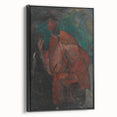 Dramatic Abstract Wall Art - The Black Prophet in Rich Dark Tones