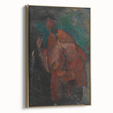 Dramatic Abstract Wall Art - The Black Prophet in Rich Dark Tones
