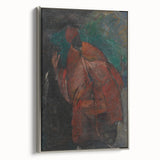 Dramatic Abstract Wall Art - The Black Prophet in Rich Dark Tones