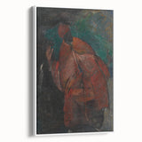 Dramatic Abstract Wall Art - The Black Prophet in Rich Dark Tones