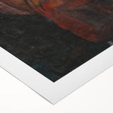 Dramatic Abstract Wall Art - The Black Prophet in Rich Dark Tones