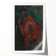 Dramatic Abstract Wall Art - The Black Prophet in Rich Dark Tones