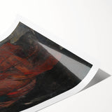 Dramatic Abstract Wall Art - The Black Prophet in Rich Dark Tones