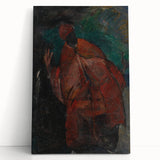 Dramatic Abstract Wall Art - The Black Prophet in Rich Dark Tones