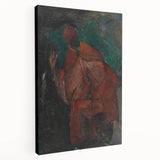Dramatic Abstract Wall Art - The Black Prophet in Rich Dark Tones