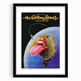 Rolling Stones Australian Tour 1973 Retro Poster Art