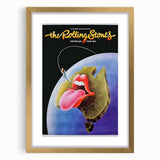 Rolling Stones Australian Tour 1973 Retro Poster Art