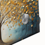 Golden Tree Modern Wall Art – Large Canvas & Framed Living Room Art