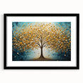 Golden Tree Modern Wall Art – Large Canvas & Framed Living Room Art