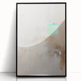 Framed acrylic wall art showcasing a minimalist abstract design in black, featuring clean lines and a modern aesthetic, perfect for contemporary home decor.