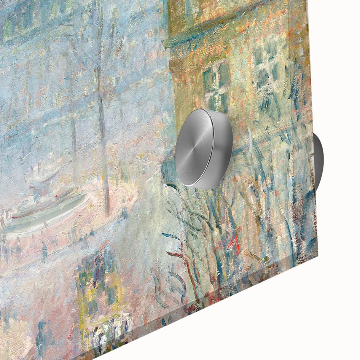 Impressionist Wall Art – Tranquil Garden with Blooming Flowers