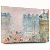 Impressionist Wall Art – Tranquil Garden with Blooming Flowers