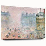 Impressionist Wall Art – Tranquil Garden with Blooming Flowers