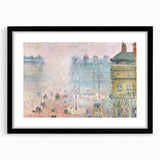 Impressionist Wall Art – Tranquil Garden with Blooming Flowers