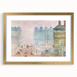 Impressionist Wall Art – Tranquil Garden with Blooming Flowers