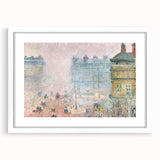 Impressionist Wall Art – Tranquil Garden with Blooming Flowers