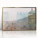 Impressionist Wall Art – Tranquil Garden with Blooming Flowers