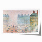 Impressionist Wall Art – Tranquil Garden with Blooming Flowers