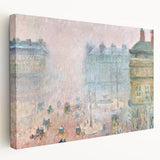 Impressionist Wall Art – Tranquil Garden with Blooming Flowers