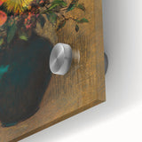 Vintage Floral Wall Art - Wildflower Bouquet in Warm, Earthy Tones
