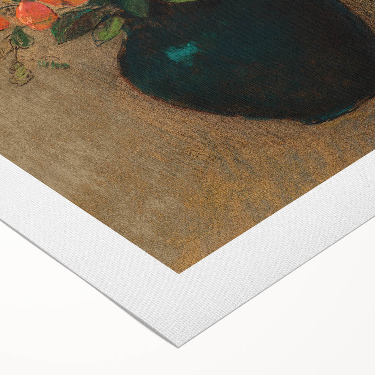 Vintage Floral Wall Art - Wildflower Bouquet in Warm, Earthy Tones