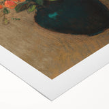 Vintage Floral Wall Art - Wildflower Bouquet in Warm, Earthy Tones