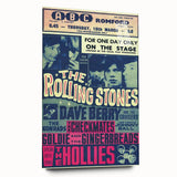 Rolling Stones 1960s Concert Poster - ABC Romford 1964 Show